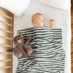 Baby Moo Kids Brown & White Printed Blanket Set-image-44