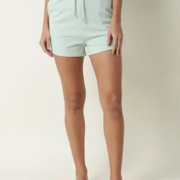 RAREISM Green Blended Solid Shorts-picture-45