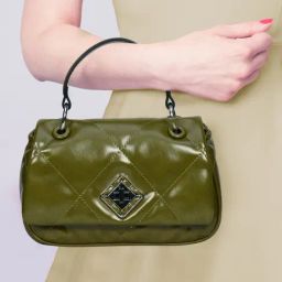 Esbeda Olive Classic Quilted Medium Satchel-picture-20