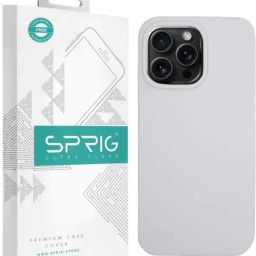 Sprig Liquid Silicone Back Cover for APPLE iPhone 15 Pro (Grey)-picture-23
