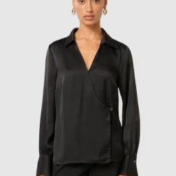 Forever New Minnie Petite Wrap Shirt-image-66
