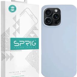 Sprig Liquid Silicone Back Cover for APPLE iPhone 15 Pro (Blue)-picture-45