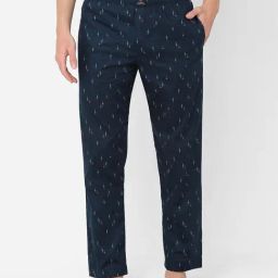 Urban Scottish Navy Regular Fit Printed Lounge Pants-image-41