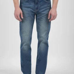 Numero Uno Blue Slim Fit Faded Jeans-image-89