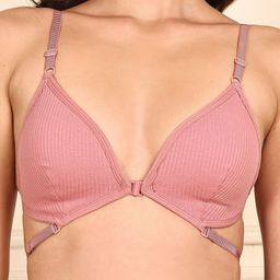 Quttos Women Medium Coverage Lightly Padded Front Closure Bra image 5