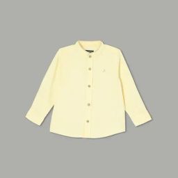 Juniors by Lifestyle Boys Yellow Cotton Solid Shirt-image-62