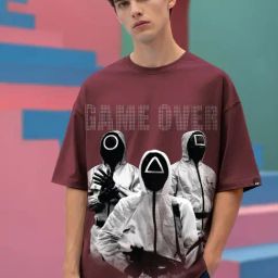 Bewakoof Pomegrante Relaxed Fit Graphic T-Shirt-image-43