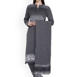 MONTREX Women Regular Kurti with Trousers & With Dupatta-image-3