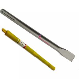 Malfah Enterprises 14x250 mm Hex Chisel Flat Shank SDS-10