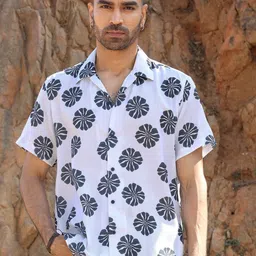 KRAFT INDIA Men Regular Fit Floral Printed Casual Shirt-image-37