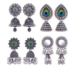 Sangria Silver-Plated Alloy Earrings-73