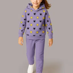 HELLCAT Girls Printed Hooded Sweatshirt With Trouser-picture-25