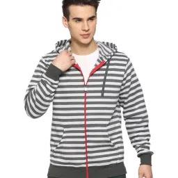 Campus Sutra White Hooded Sweatshirt-picture-35