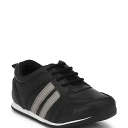 Tuskey Kids Black Leather Sneakers-picture-29