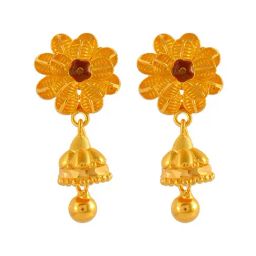 P.C. Chandra Jewellers 22 kt Gold Earrings-picture-48