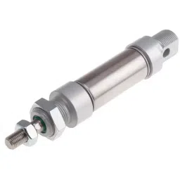 RS PRO Pneumatic Roundline Cylinder - 25mm Bore, 25mm Stroke, ISO 6432 Series, Double Acting,3043583-image-20
