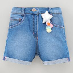 Play by Little Kangaroos Denim Shorts - Blue-image-80