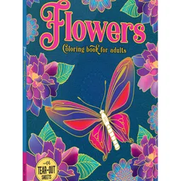wonder house books Flowers Coloring Book  - English-picture-19