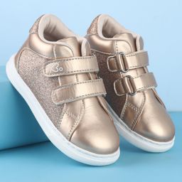 Babyoye Slip On Casual Shoes with Velcro Closure - Peach-image-63