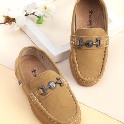 Cute Walk by Babyhug Slip On Formal Loafers - Brown-image-51