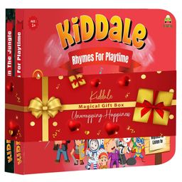 Kiddale Bundle Of 2 Musical Rhymes Books|16 Wild Animal&8 Classical Nursery Rhymes|28 Sounds Each|Interactive Touch&Play Picture & Sound Books|Ideal Gift For 1-3 Years|Sing-Along Collection,Multicolor-11