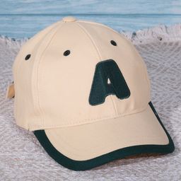 DukieKooky A Alphabet Patch Detailed Baseball Cap - Beige-picture-10