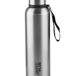 Jaypee Plus Vogue Vacuum Insulated Stainless Steel Hot & Cold Water Bottle-BIS Certified, Rust & Leak Proof, 900ml SS Lacquer-image-1