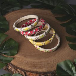 Taasha Craft Set Of 5 Threads Bangles-8