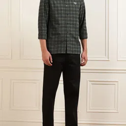 Fred Perry Men Slim Fit Opaque Checked Casual Shirt-image-42