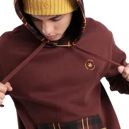 WROGN Men Cotton Printed Hood Long Sleeves Pullover Sweatshirt-image-45