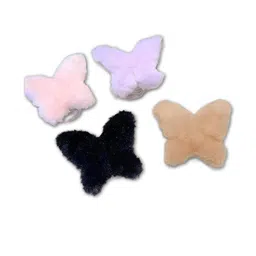 DIVASTRI Women Set of 4 Fur Hair Claw Clip-picture-48