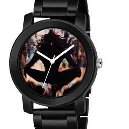 SWADESI STUFF Men Dial & Bracelet Style Straps Analogue Watch METAL BLACK 4B-image-75
