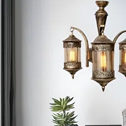 KINIS Gold-Toned Quirky Ceiling Lamp-image-28