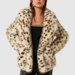 Forever New Multi Animal Print Full Sleeves Coat-image-12