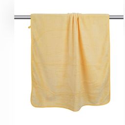 Black gold Yellow 3 Striped Other 300 GSM Bath Towel-image-88