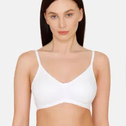 Zivame White Non Wired Non Padded Full Coverage Bra-picture-5