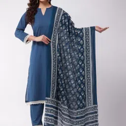 Inweave Blue Duppatta-picture-20