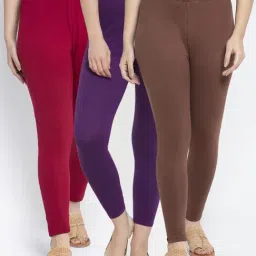 Gracit Multicolor Regular Fit Leggings-image-31