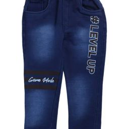 Spicy Kids Blue Graphic Print Joggers-image-3