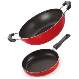 Nirlon Red Aluminium Non-Stick Kitchenware Utensils Combo-picture-13