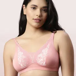 Enamor Pink Non-Wired Non-Padded Bralette-33