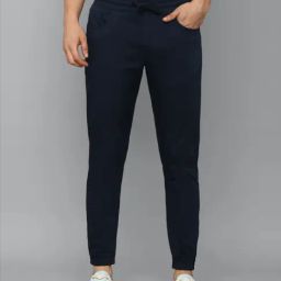 Louis Philippe Navy Slim Fit Joggers-image-51