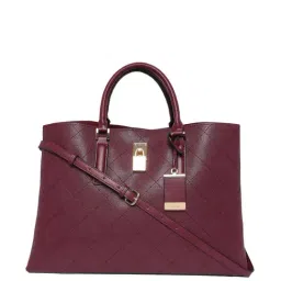 Aldo Maroon Textured Medium Handbag-picture-42