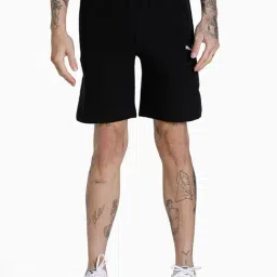 Puma Black Slim Fit Shorts-13