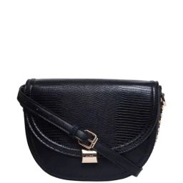 Aldo Black Textured Medium Sling Handbag-image-93
