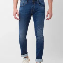 Spykar Blue Slim Fit Jeans-picture-41