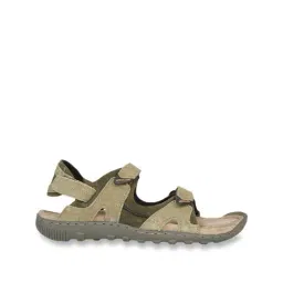 Woodland Men's Khaki Floater Sandals-picture-30
