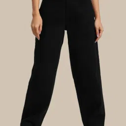 Bene Kleed Black Cotton Regular Fit High Rise Jeans-image-96