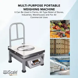 iScale i-23 Weighing Capacity 200 Kg Digital Mobile Weighing Scale image 5