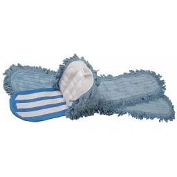 TOUGH GUY Dust Mop Replacement Head Hook-and-Loop Blue, 1NE71-picture-31